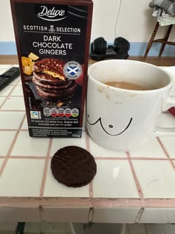 Evidence: Dark chocolate gingers (Lidl)