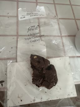 Evidence: Belgian Triple Chocolate Cookie