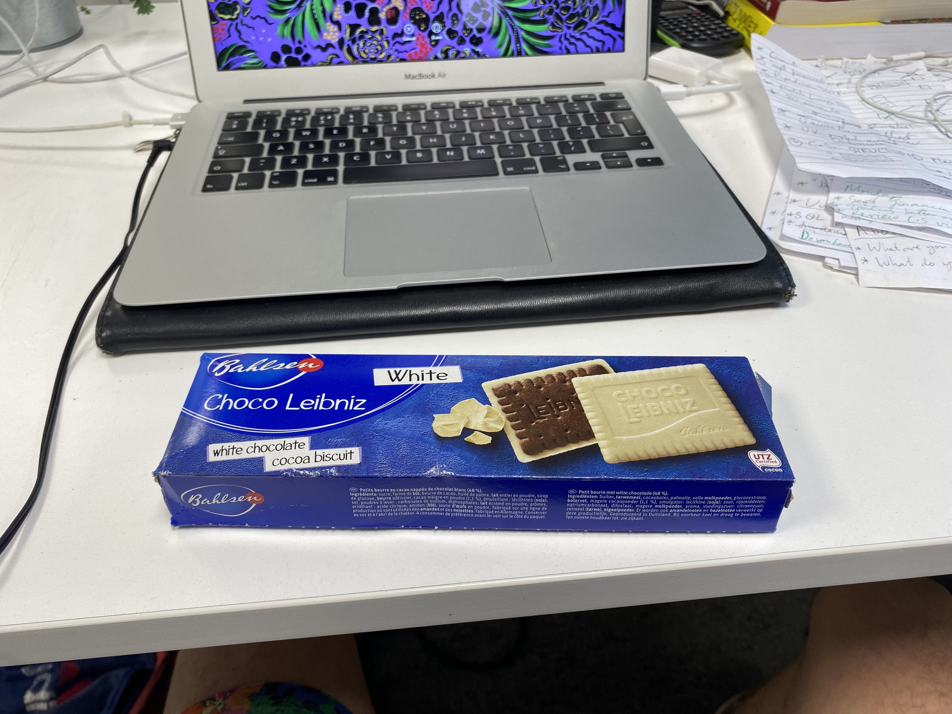 Field photograph of White chocolate Leibniz